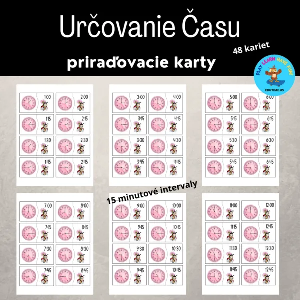 Určovanie času s lienkou Lenkou