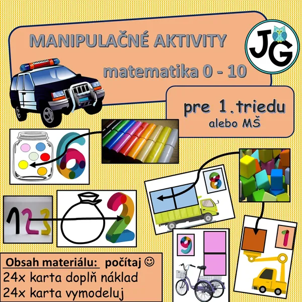 manipulačné aktivity v matematike pre 1.triedu