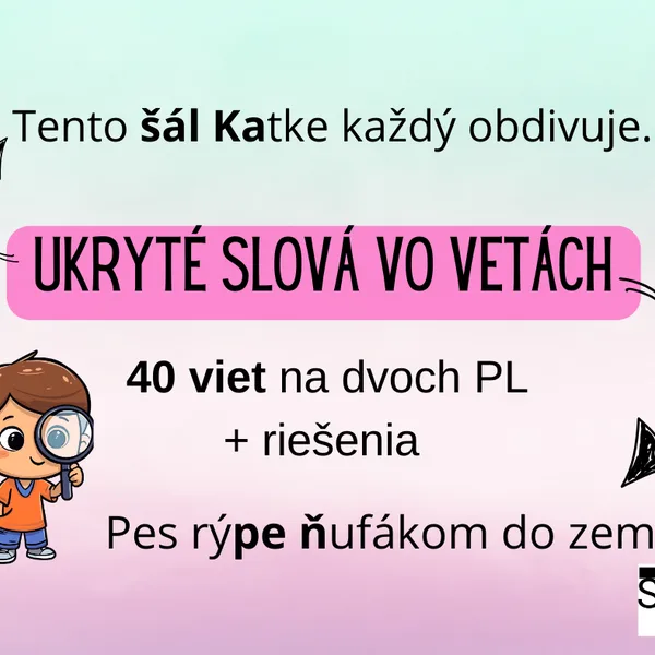 Ukryté slová vo vetách