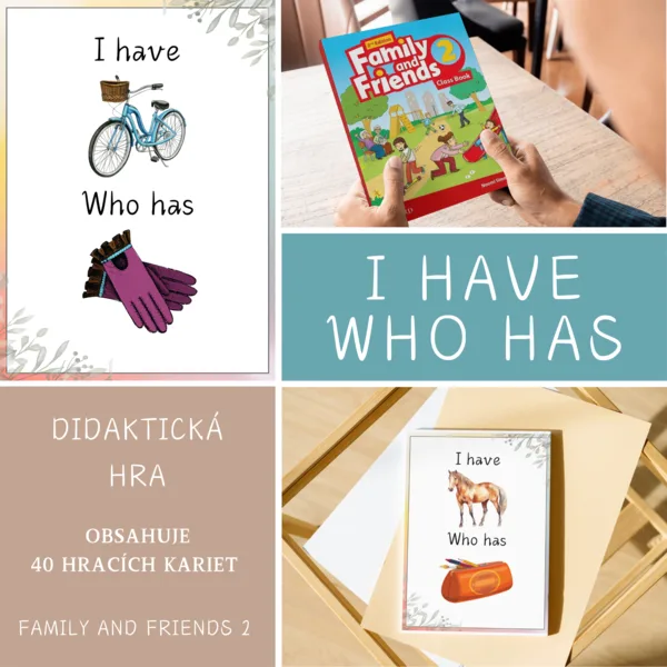 I have Who has - didaktická hra