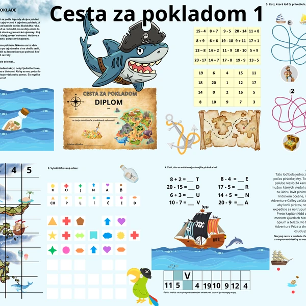 CESTA ZA POKLADOM - 1. ročník ZŠ 