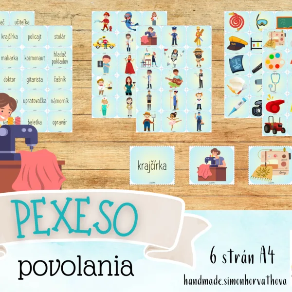 Povolania pexeso, Povolania Aktivity