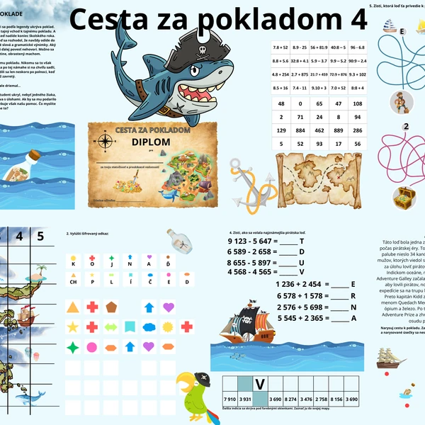 CESTA ZA POKLADOM - 4. ročník ZŠ 