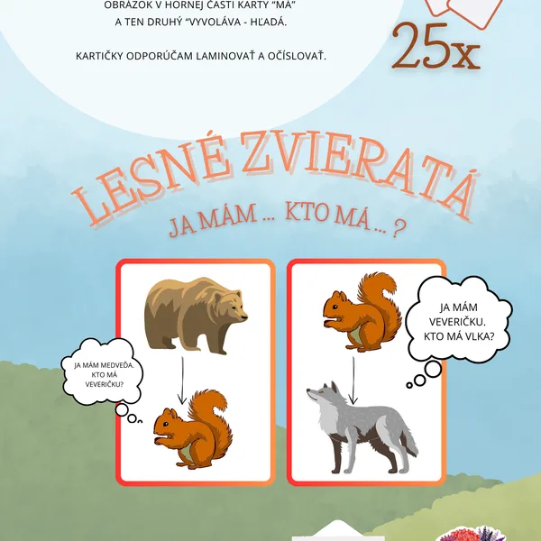 Lesné zvieratá 