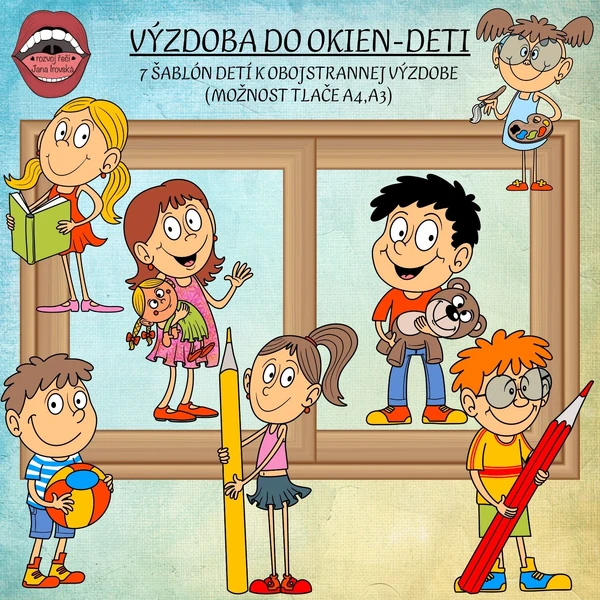 VÝZDOBA DO OKIEN-DETI 