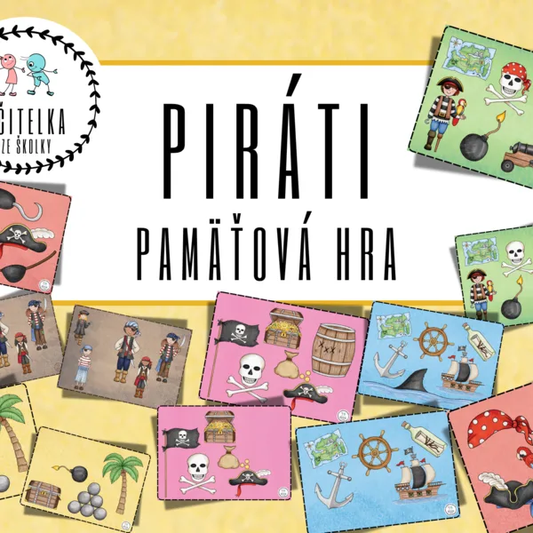 PIRÁTI - pamäťová hra