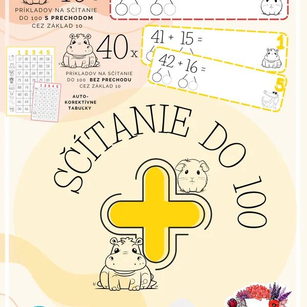 Sčítanie do 100 