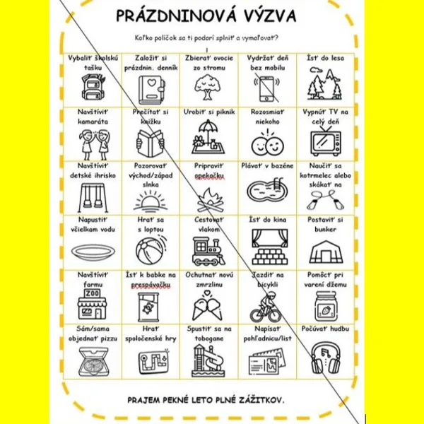 Letná prázdninová výzva 