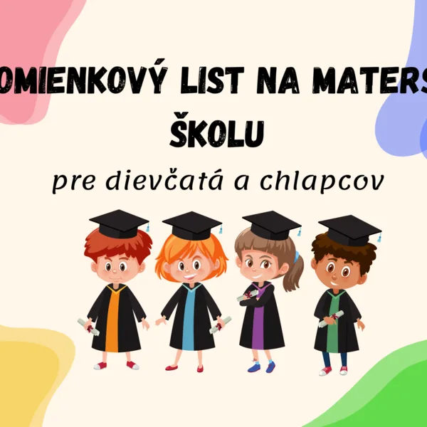 Spomienkový list na MŠ