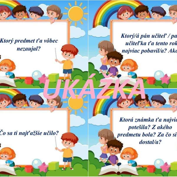 Komunikačné kartičky - záver školského roka