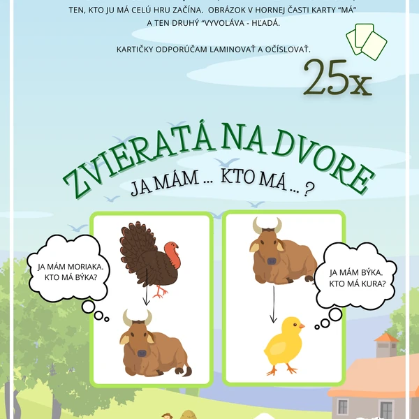 ZVIERATÁ NA DVORE 