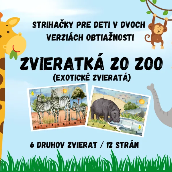 Zvieratká zo ZOO / Exotické zvieratká