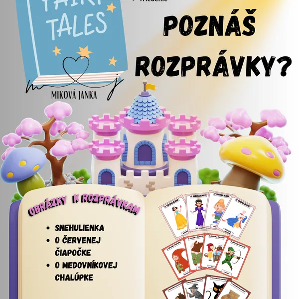 Poznáš rozprávky? - rozvoj komunikačných schopností detí