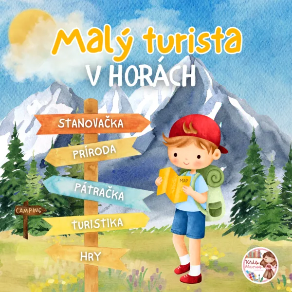 Malý turista v horách