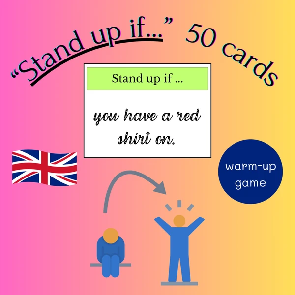 "STAND UP IF ..." - 50 CARDS