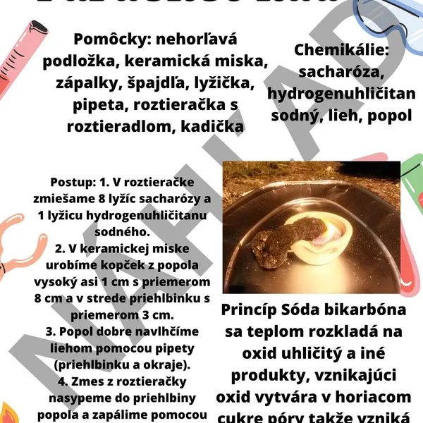 Pokusy - chémia