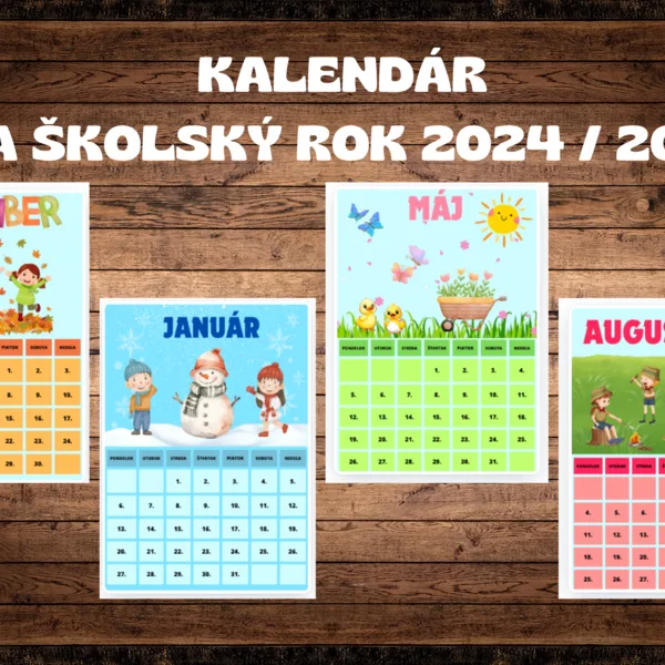 Kalendár na školský rok 2024/2025
