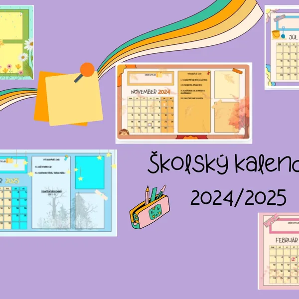 Školský kalendár 2024/2025
