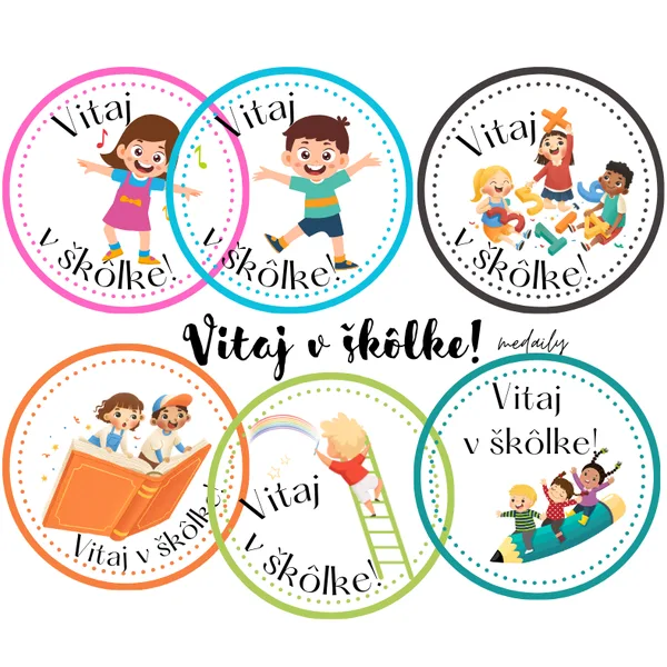 Vitaj v škôlke! - medaily