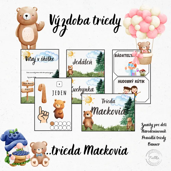 Mackovia, Výzdoba triedy, Narodeninovník 