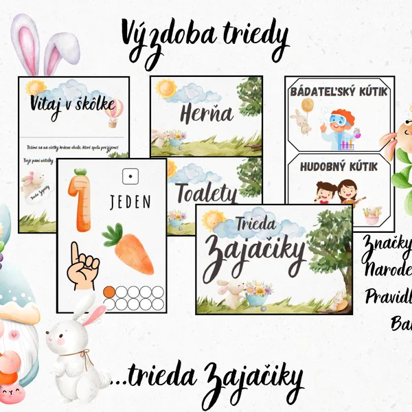 Zajačiky, Výzdoba triedy, Narodeninovník