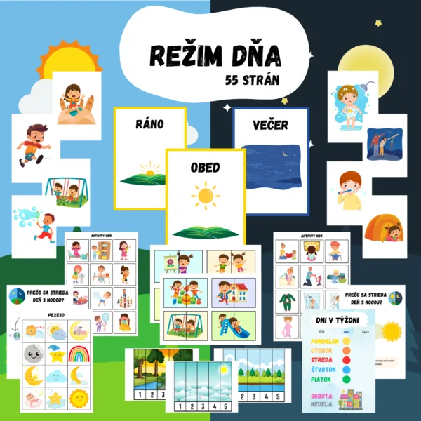 Režim dňa- Deň a noc 