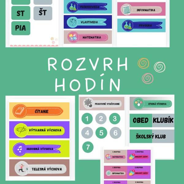 Rozvrh hodín 