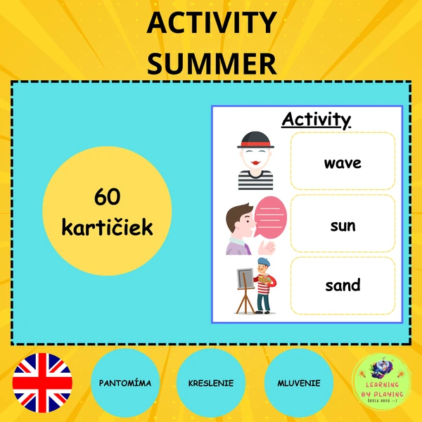ACTIVITY - SUMMER (60 KARTIČIEK)