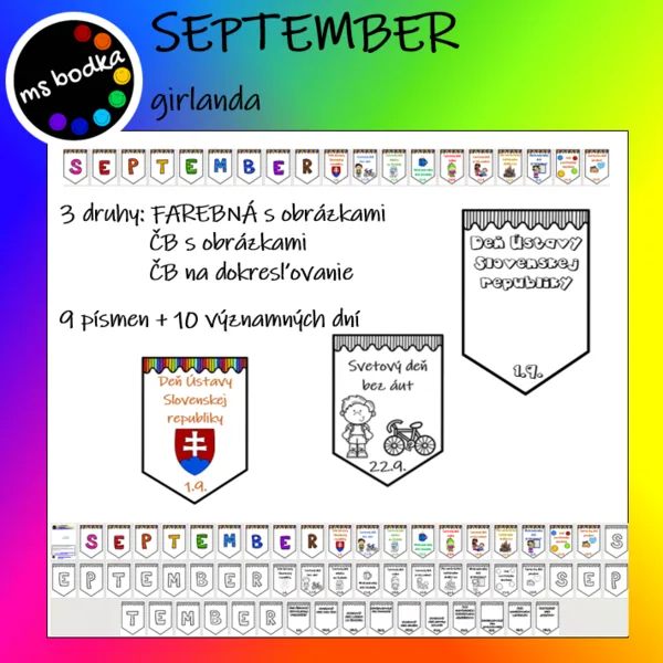 SEPTEMBER girlanda