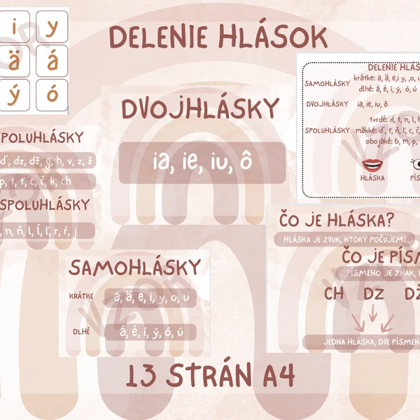 Delenie hlások