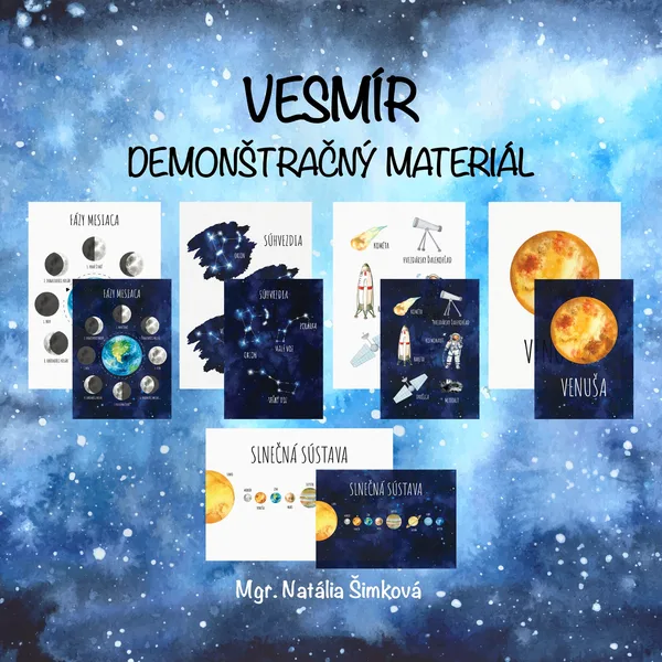 Vesmír - demonštračný materiál