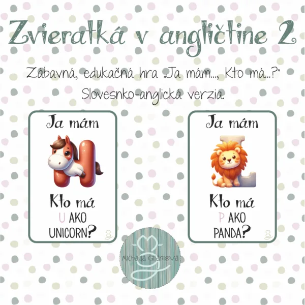 Anglické zvieratká 2