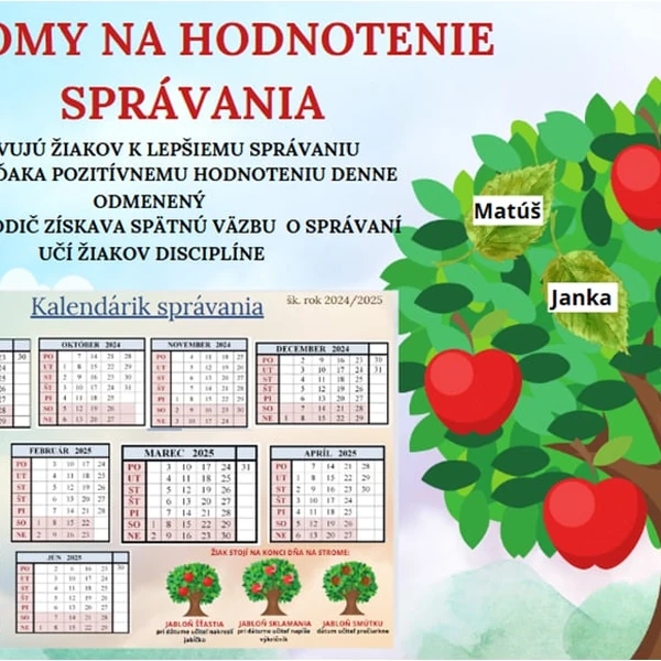 🌳 STROMY NA HODNOTENIE SPRÁVANIA DO ZŠ AJ ŠKD (47 strán). PDF 🌳 2024/25