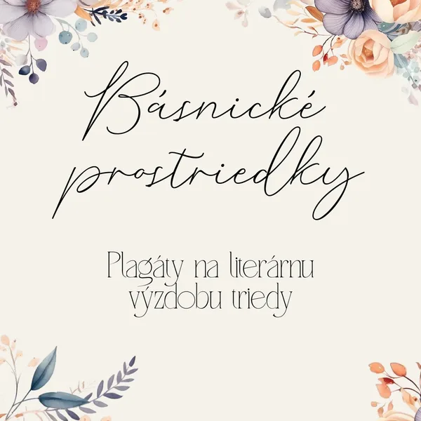 Básnické prostriedky- PLAGÁTY