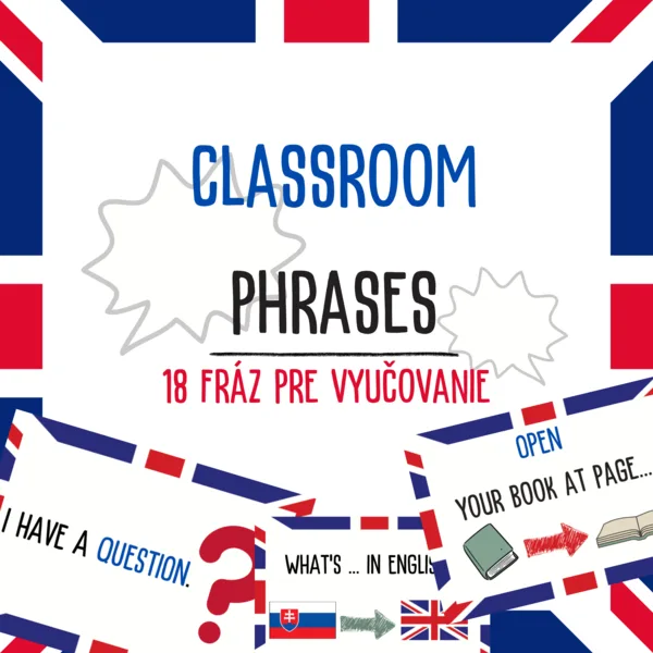 Classroom phrases: Užitočné frázy v angličtine