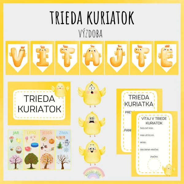Výzdoba triedy Kuriatok