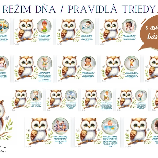 Materiály pre triedu - sovičky