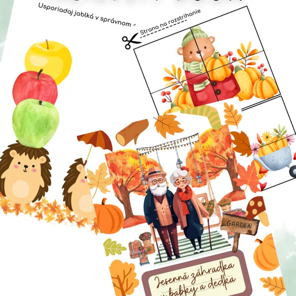 Activity book- záhradka