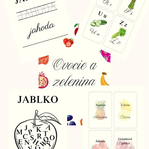 Ovocie a zelenina