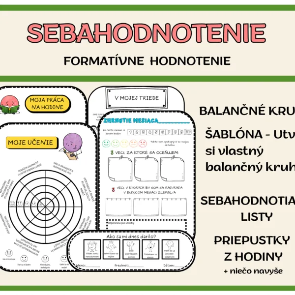 SEBAHODNOTENIE - Formatívne hodnotenie