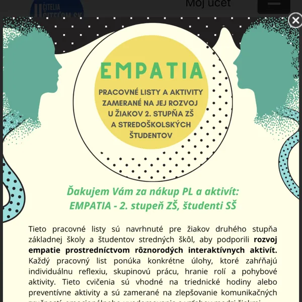 Rozvoj empatie - pracovné listy a aktivity