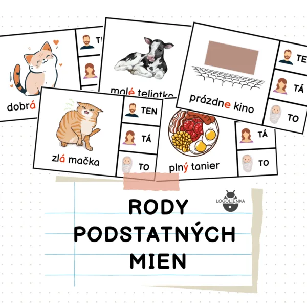 Logopédia - Rody podstatných mien