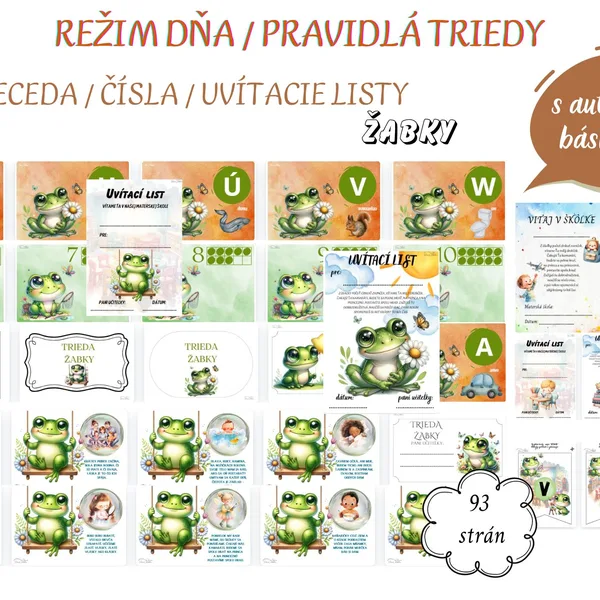Materiály pre triedu - žabky