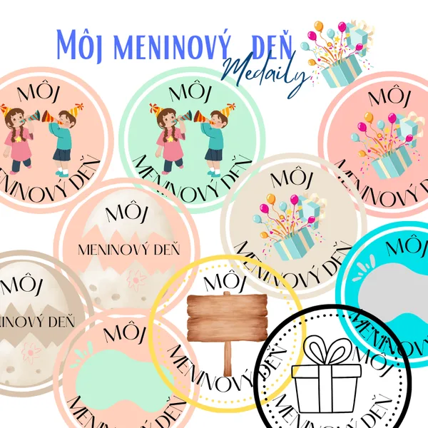 Môj meninový deň - Medaily (meniny)