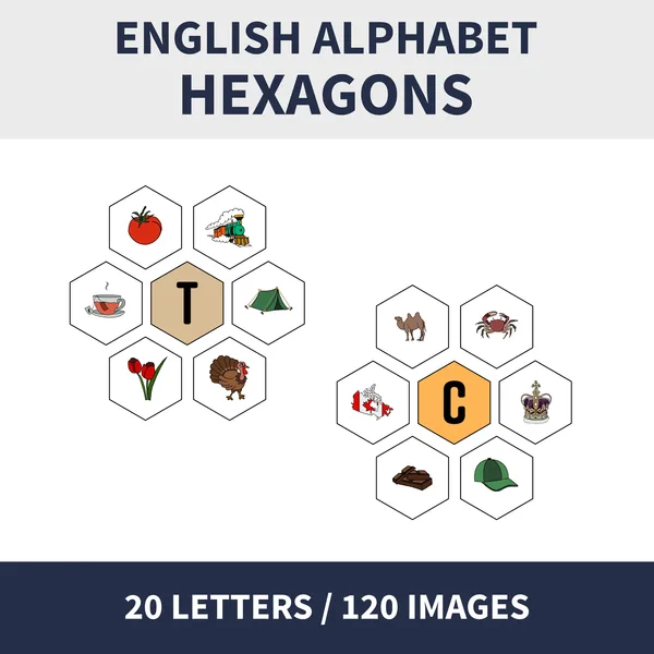 ENG - ALPHABET (HEXAGONY)