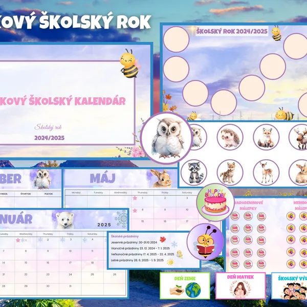 Zážitkový školský kalendár 2024/2025