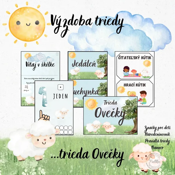 Ovečky, Výzdoba triedy, Narodeninovník 