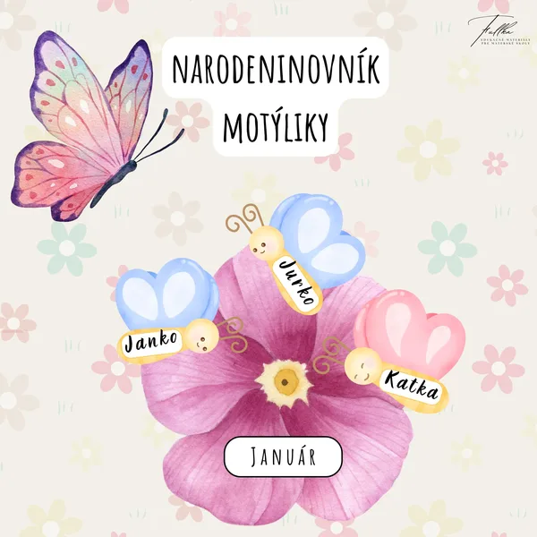 Narodeninovník - Motýliky