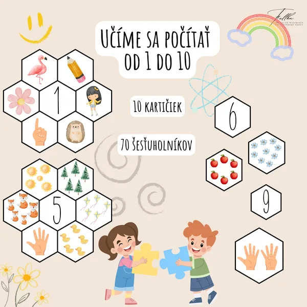 Matematika, Čísla, Učíme sa počítať v obore od 1 do 10