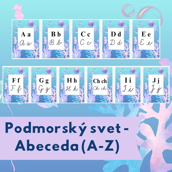 Podmorský svet - Abeceda - Plagáty
